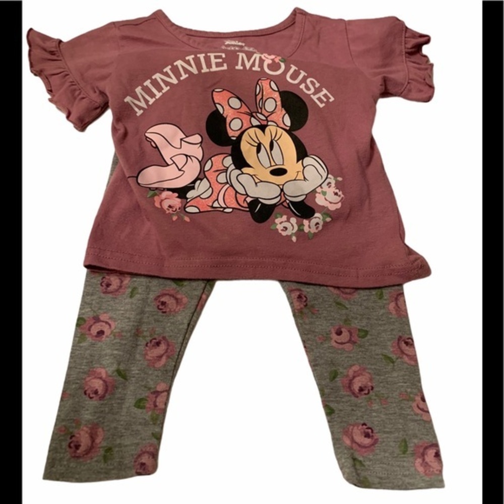 Minnie Mouse 2 pc set 12 months NWOat